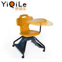 Safety school furniture durable classroom chairs best study chair with writing board