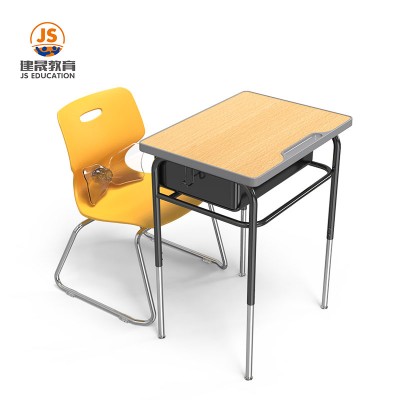 Primary used high quality school furniture student desk and chair