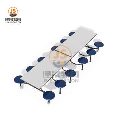 The new simple folding collapsible school cafeteria table 12 seat table